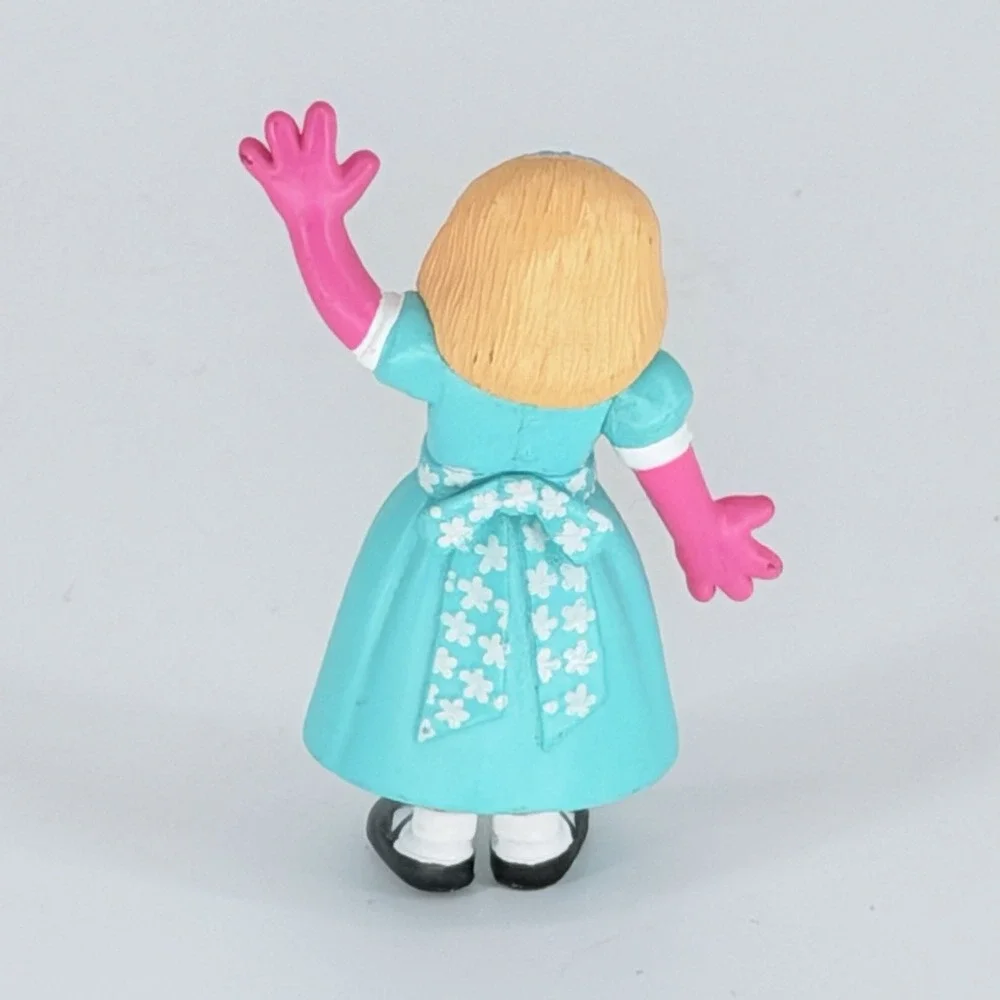 Sesame Street Prairie Dawn Pink PVC Figure Fill-A-Bus 3″ SeaWorld Rare HTF